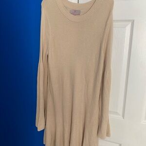 Laurie Felt Beige Knit Sweater NWOT